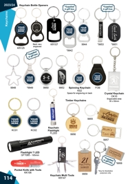 Cosgrave Awards keyrings catalogue